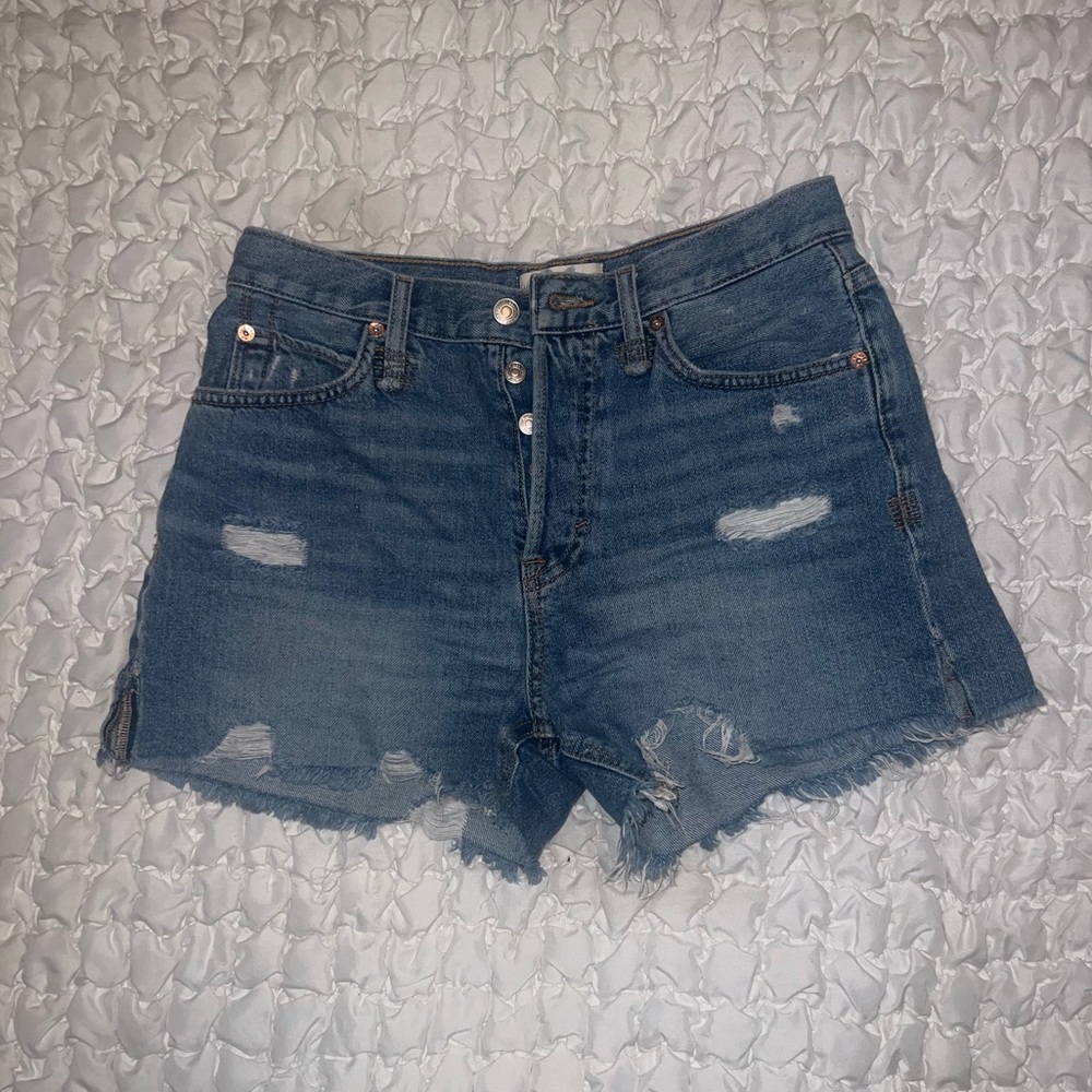 Free People denim shorts. Size 26!